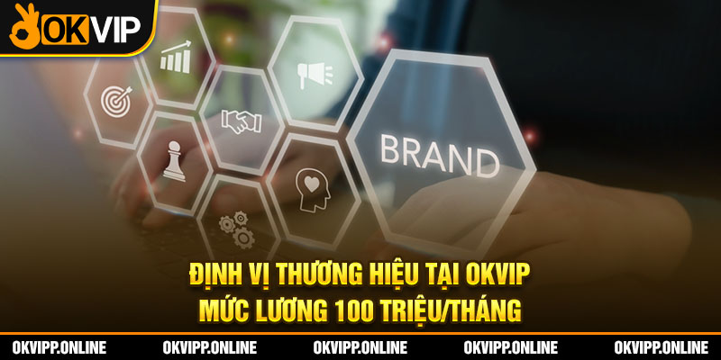 Định Vị Thương Hiệu Tại OKVIP - Mức Lương 100 Triệu/Tháng